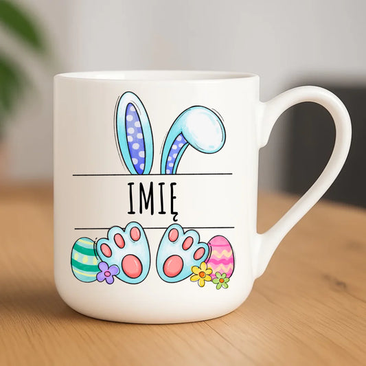 Kubek elegant dla dziecka na Wielkanoc - Zajączek - personalizowany WN14 - StoryCups.pl