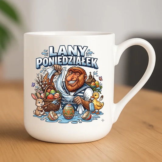 Kubek elegant wielkanocny - Lany poniedziałek Janusz Nosacz WN38 - StoryCups.pl