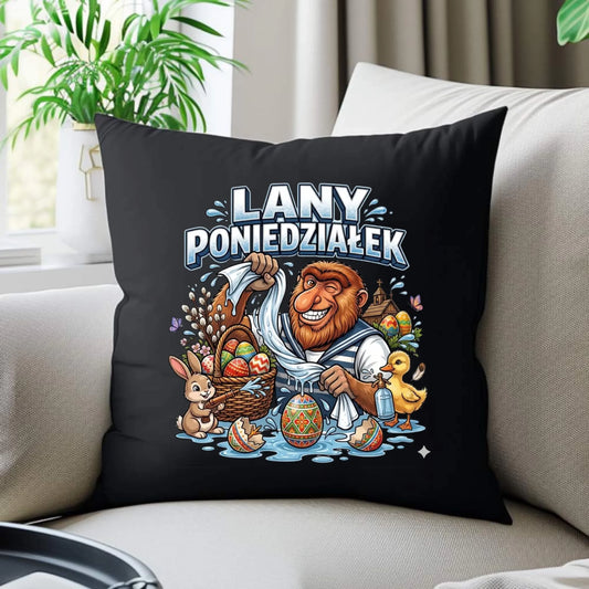 Poduszka dekoracyjna wielkanocna - Lany poniedziałek Janusz Nosacz WN38 - StoryCups.pl