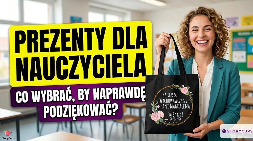 Prezent dla nauczyciela – co kupić, by naprawdę podziękować? - StoryCups.pl