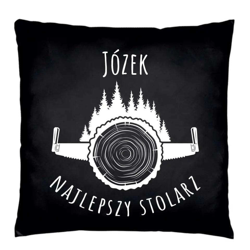Poduszka dla stolarza, STOLARZ, na prezent, Dzień Stolarza - storycups.pl