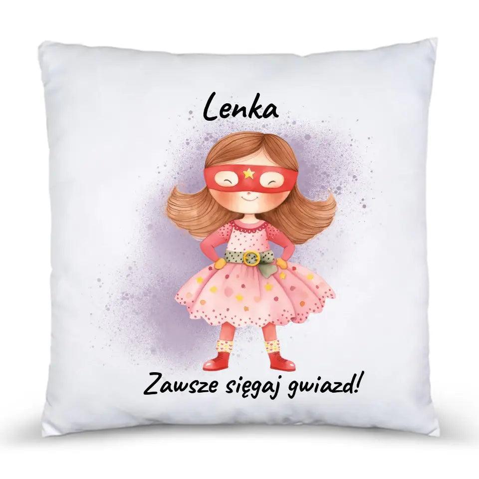 Personalizowane poduszki dla dziewczynki na prezent - storycups.pl