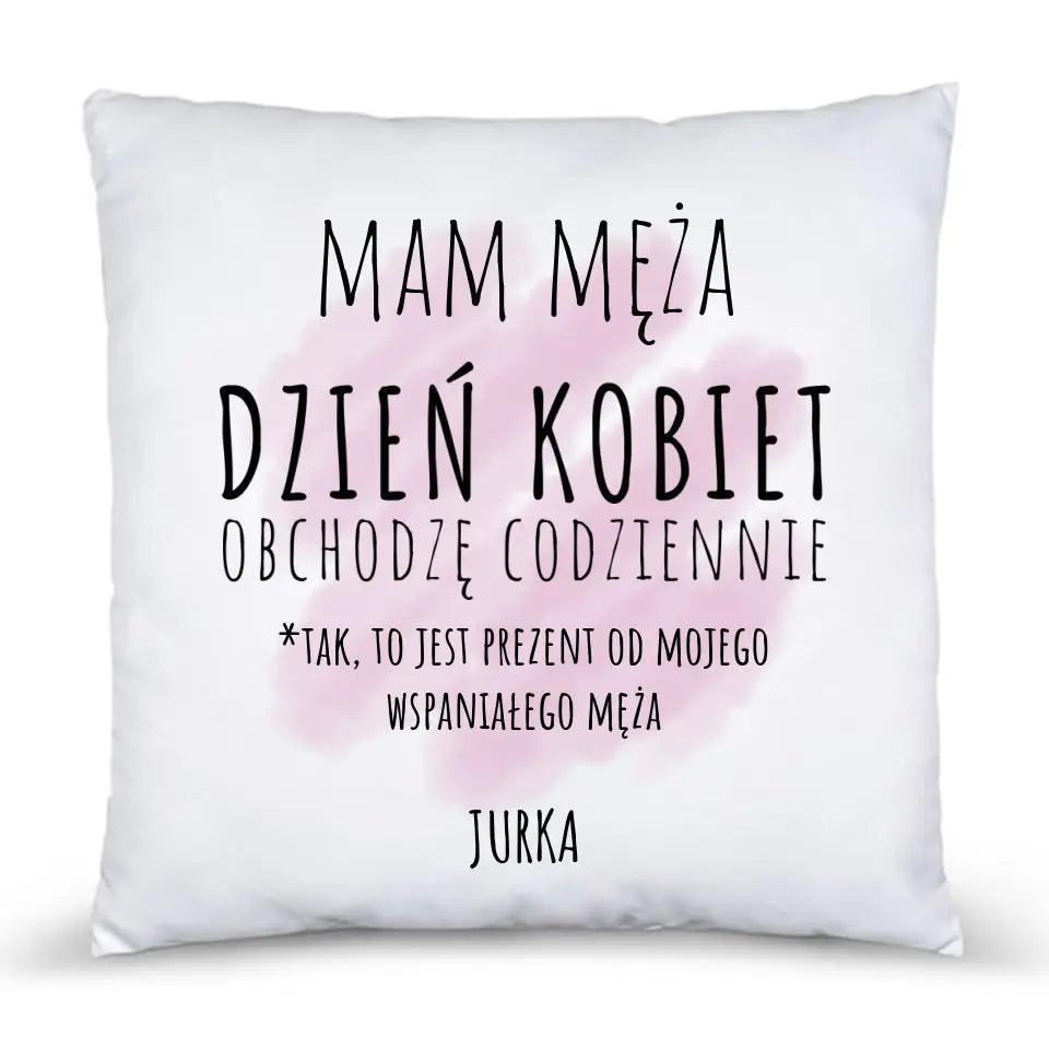 Personalizowane poduszki dla żony na prezent - storycups.pl