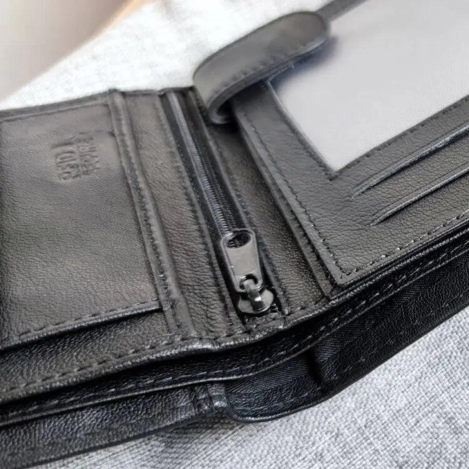 Personalizowany portfel z grawerem dla górnika grubiorz