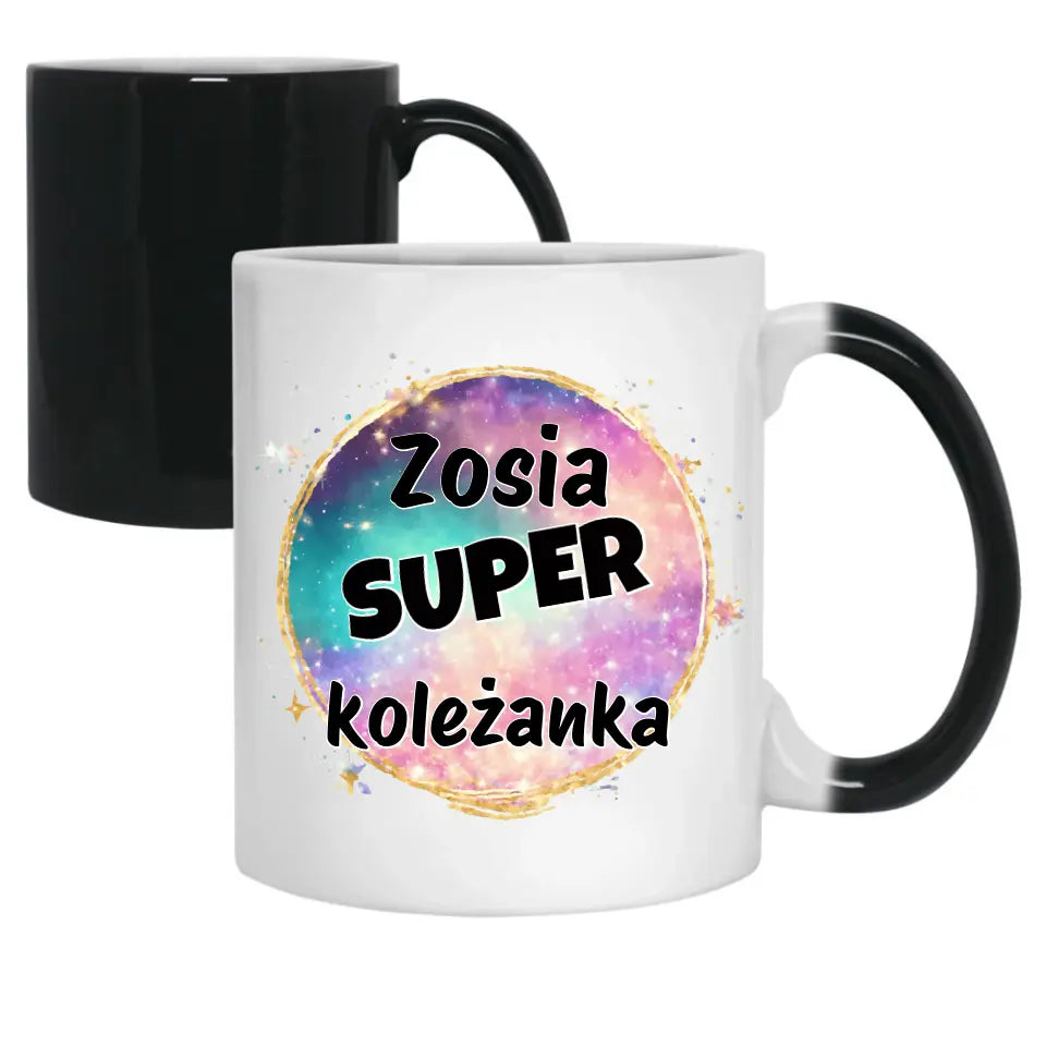 Kubek z imieniem dla super koleżanki DZ02 - storycups.pl