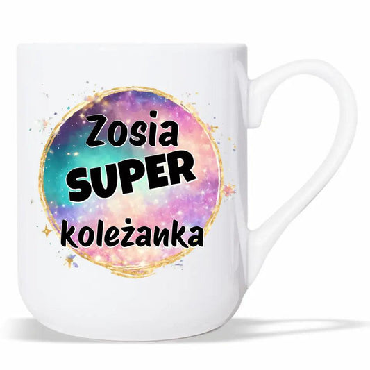 Kubek z imieniem dla super koleżanki DZ02 - storycups.pl