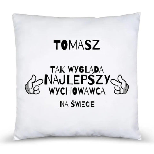 Poduszka prezent dla WYCHOWAWCY N31 - storycups.pl