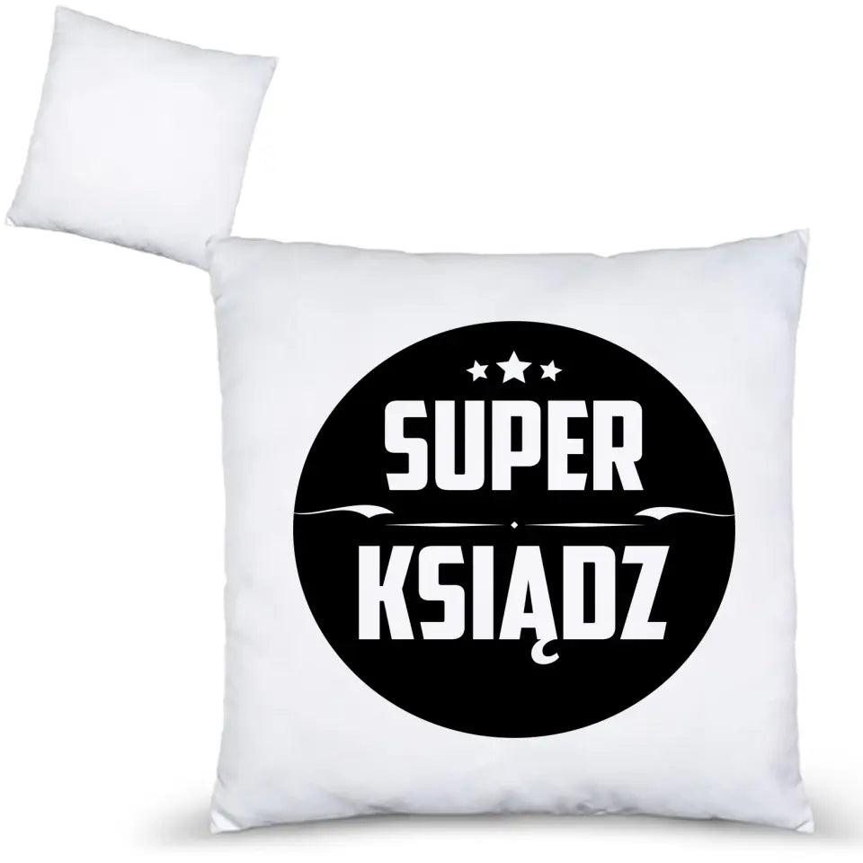 Poduszka dla księdza SUPER KSIĄDZ N37 - storycups.pl