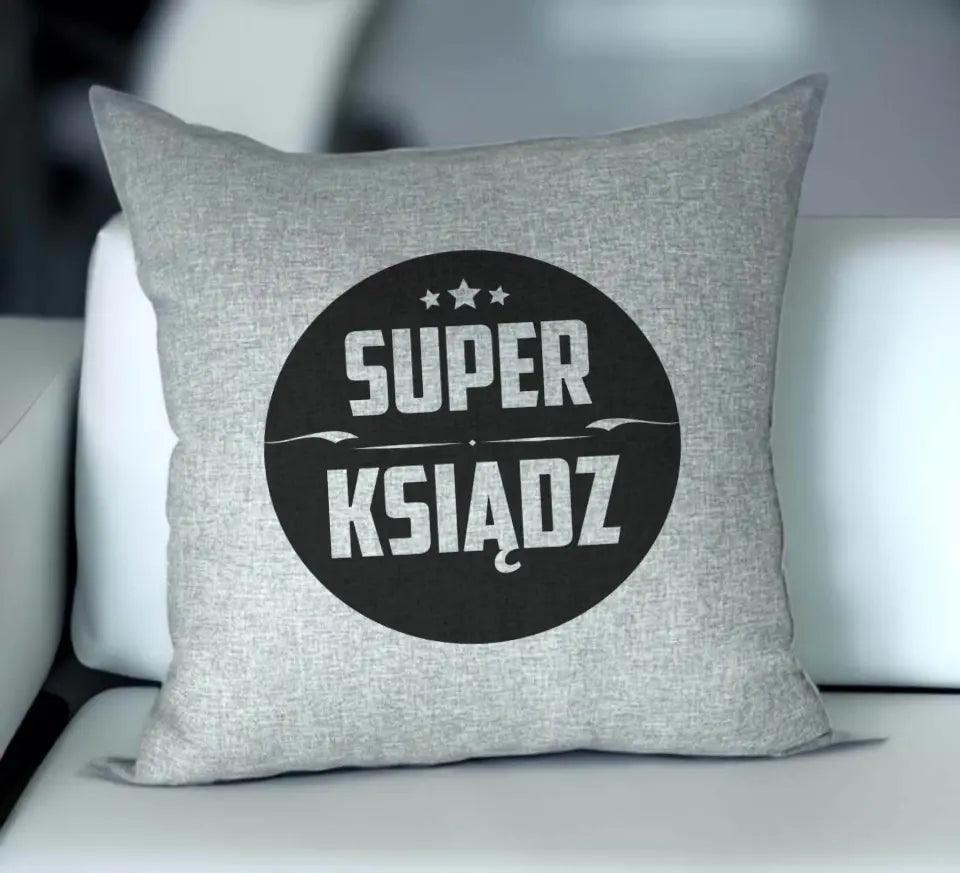 Poduszka dla księdza SUPER KSIĄDZ N37 - storycups.pl