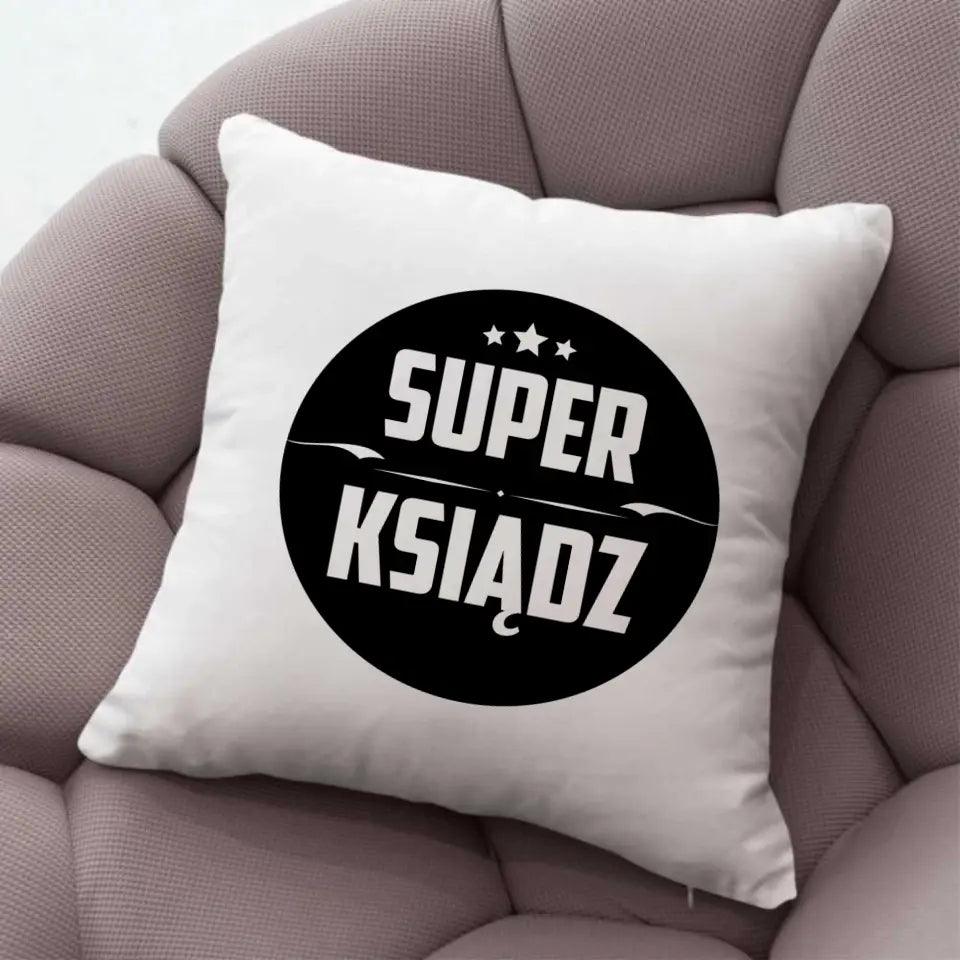 Poduszka dla księdza SUPER KSIĄDZ N37 - storycups.pl