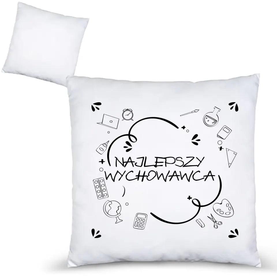 Poduszka na prezent dla WYCHOWAWCY N42 - storycups.pl