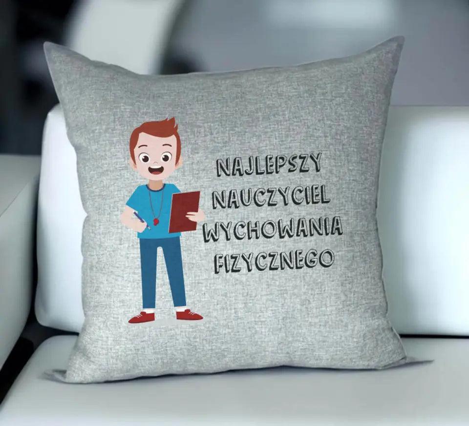 Poduszka dla nauczyciela WYCHOWANIA FIZYCZNEGO W-F N50 - storycups.pl