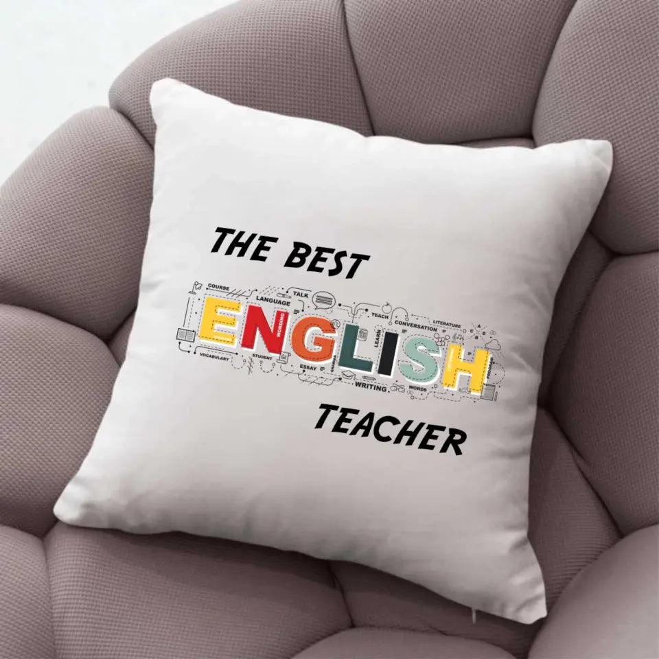 Poduszka dla nauczyciela JĘZYKA ANGIELSKIEGO N53 - storycups.pl