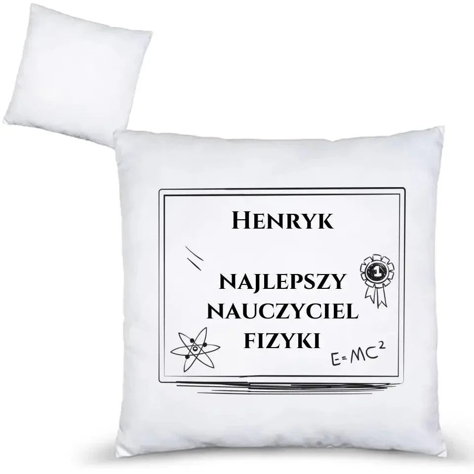 Poduszka na prezent dla nauczyciela FIZYKI N66 - StoryCups.pl