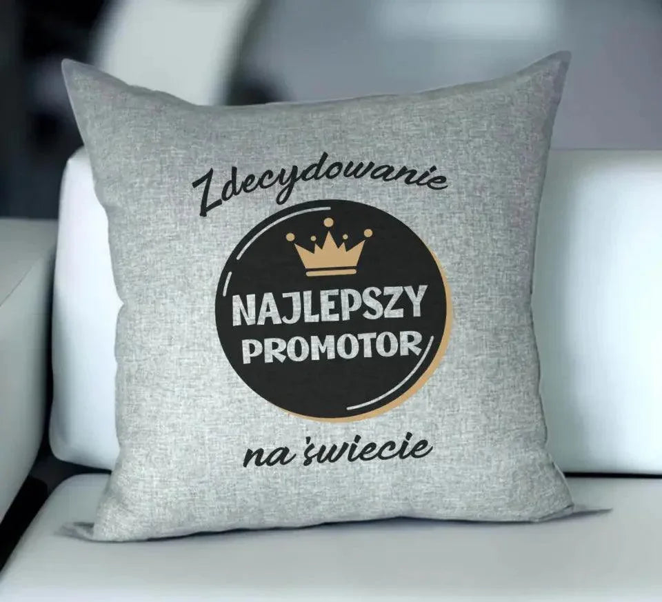 Poduszka na prezent dla PROMOTORA N67 - StoryCups.pl