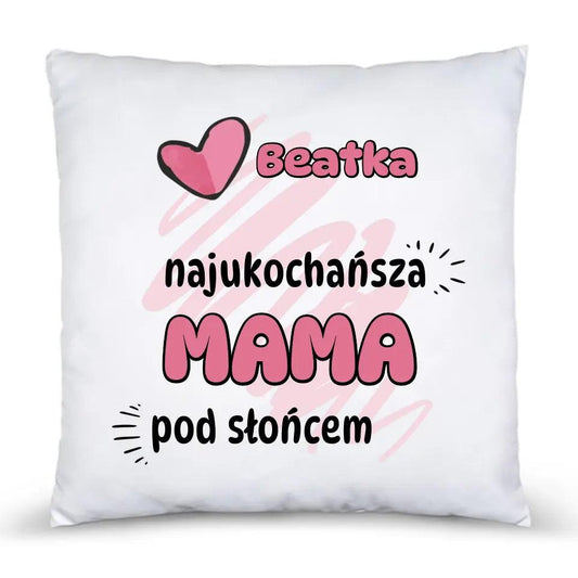 Personalizowana poduszka prezent dla MAMY DM08 - storycups.pl