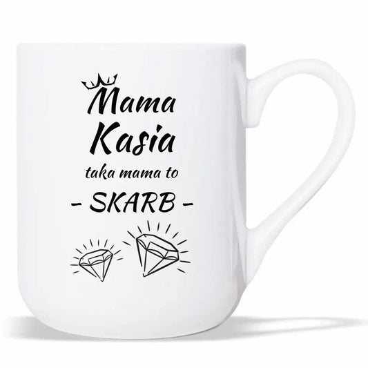 Kubek dla mamy TAKA MAMA TO SKARB DM12 - storycups.pl