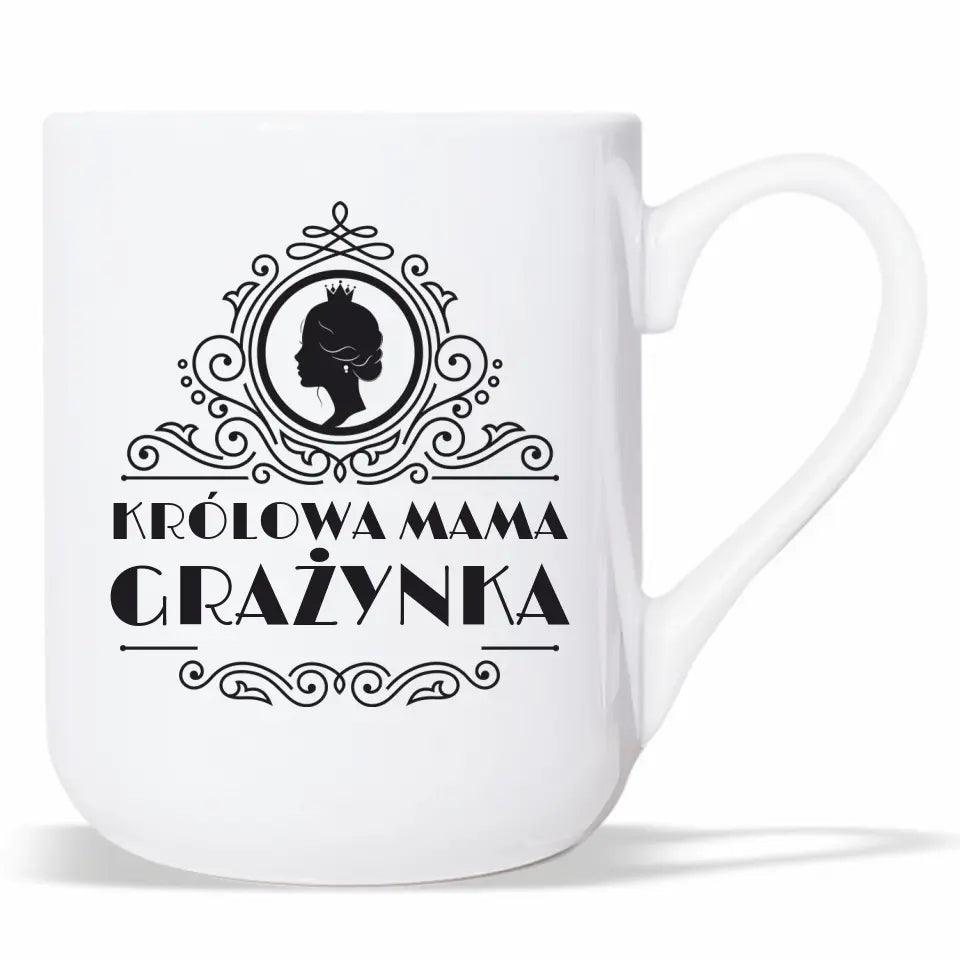 Kubek na prezent dla mamy KRÓLOWA MAMA DM13 - storycups.pl