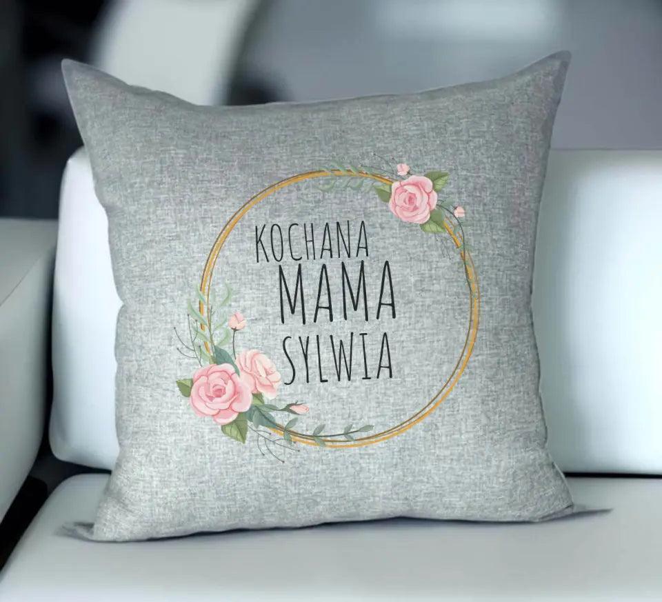 Poduszka z imieniem dla mamy KOCHANA MAMA DM20 - storycups.pl