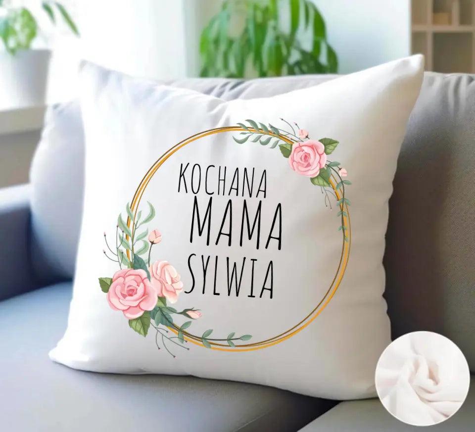 Poduszka z imieniem dla mamy KOCHANA MAMA DM20 - storycups.pl