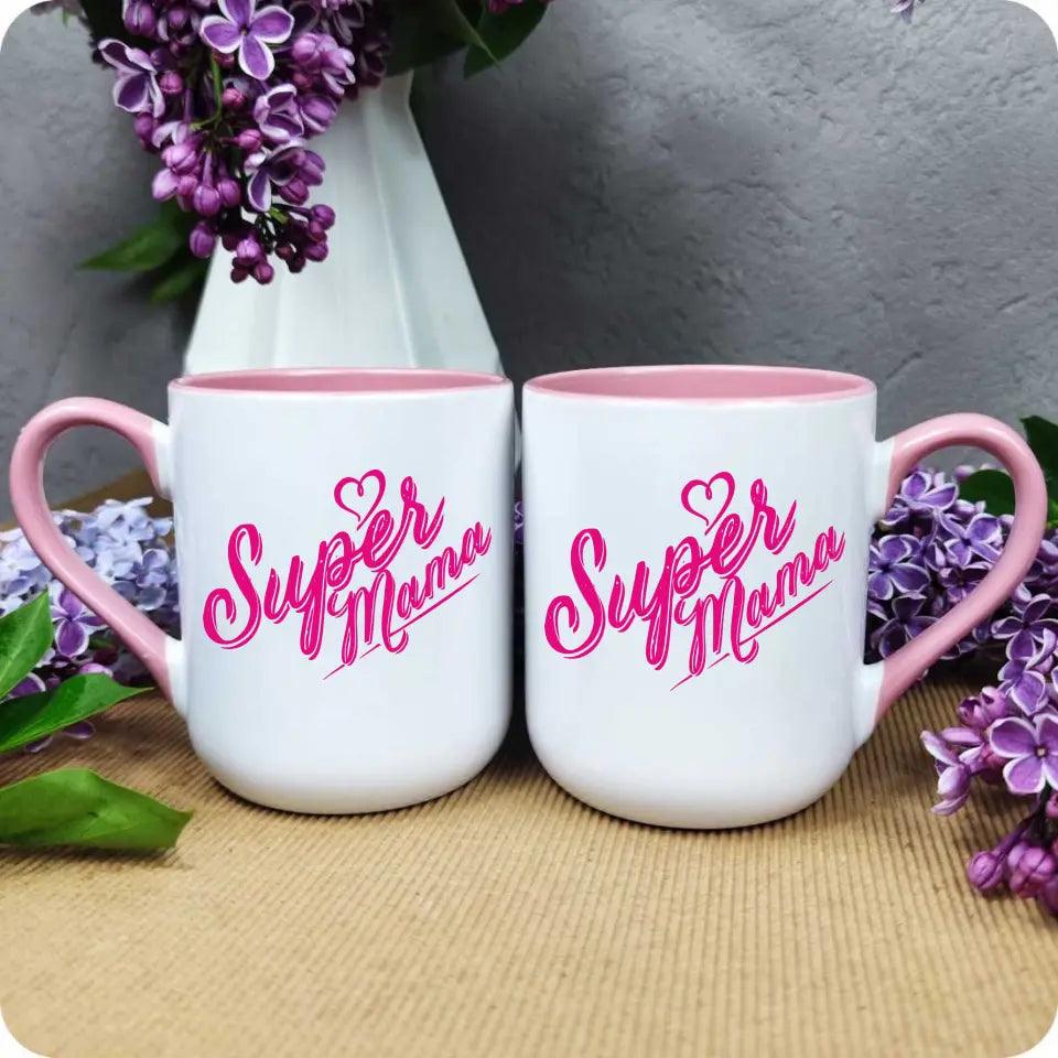 Kubek dla mamy SUPER MAMA na Dzień Mamy DM21 - storycups.pl