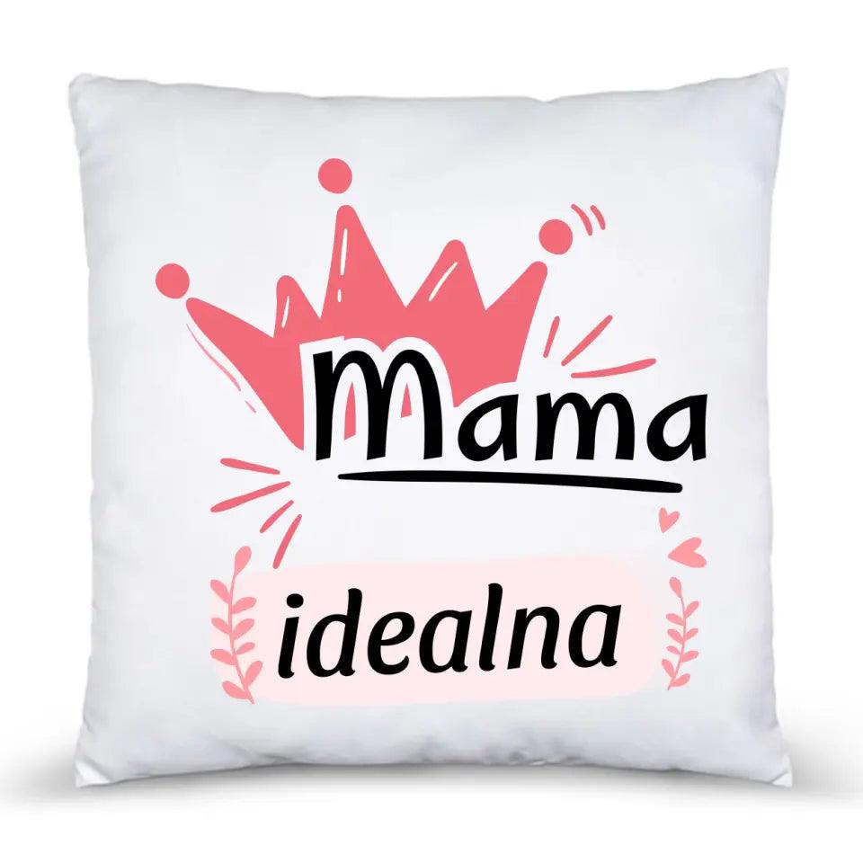 Poduszka prezent dla mamy MAMA IDEALNA DM23 - storycups.pl