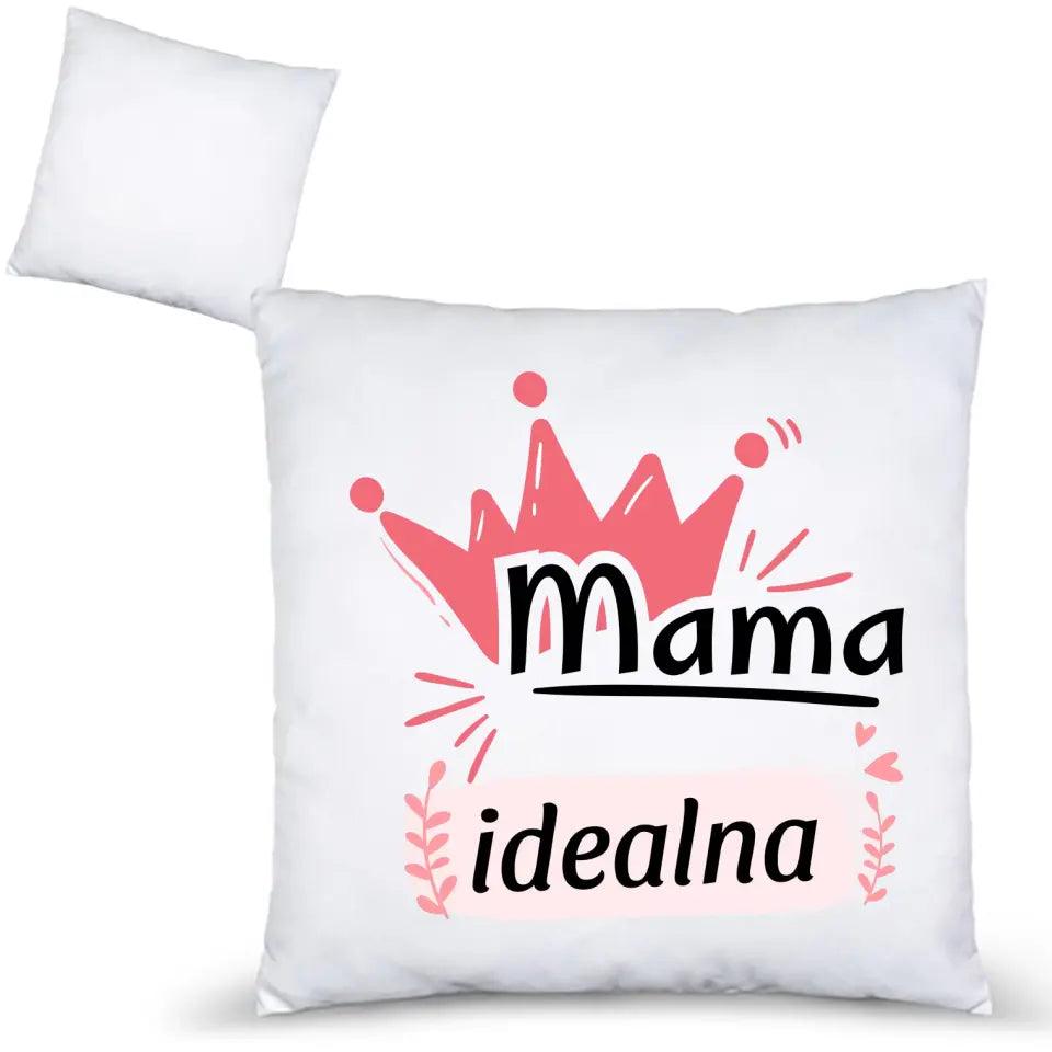 Poduszka prezent dla mamy MAMA IDEALNA DM23 - storycups.pl