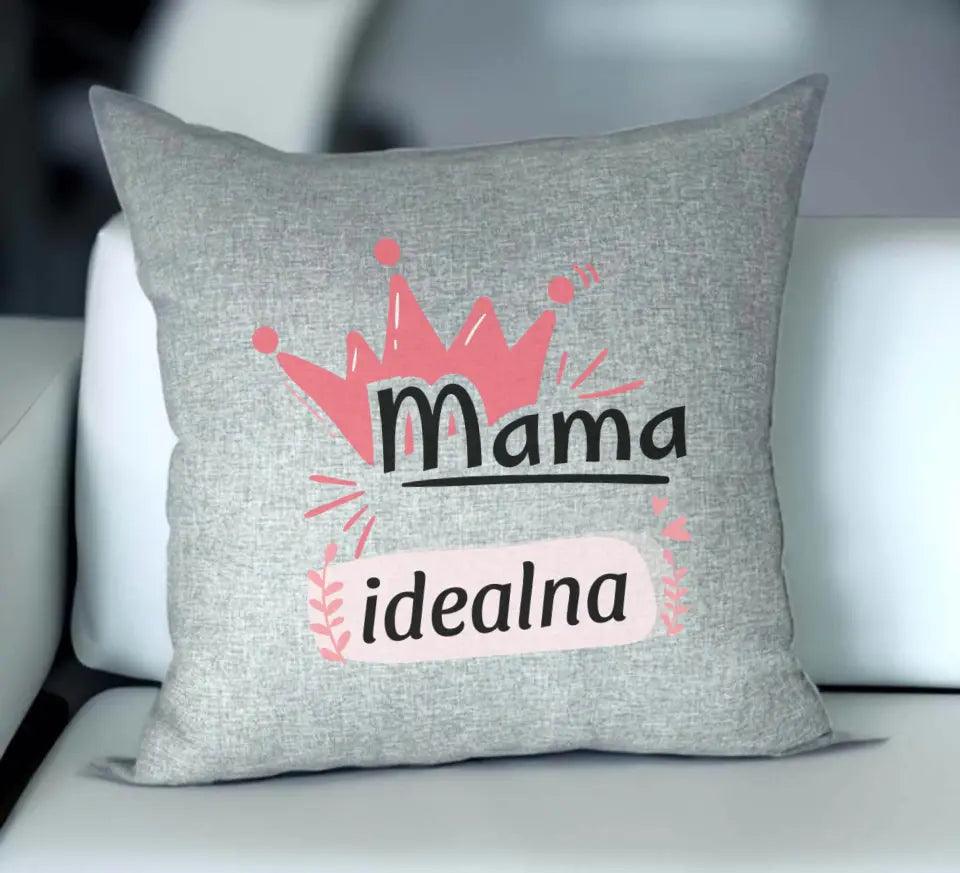 Poduszka prezent dla mamy MAMA IDEALNA DM23 - storycups.pl