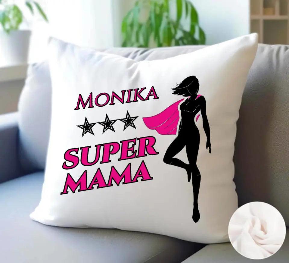 Poduszka z imieniem dla mamy SUPER MAMA DM24 - storycups.pl