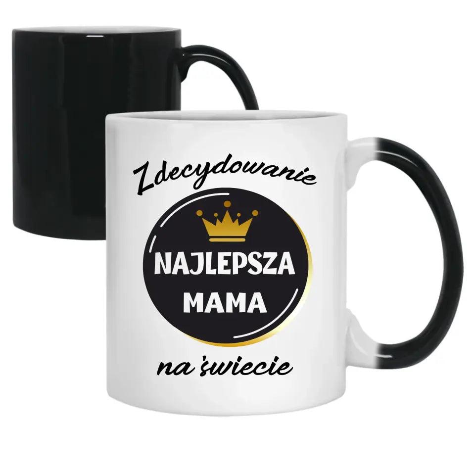 Kubek dla mamy ZDECYDOWANIE NAJLEPSZA MAMA DM25 - storycups.pl