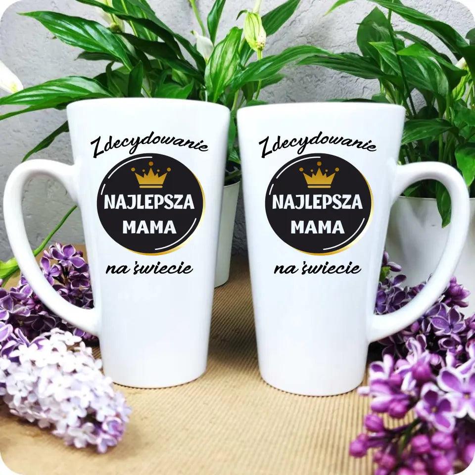 Kubek dla mamy ZDECYDOWANIE NAJLEPSZA MAMA DM25 - storycups.pl