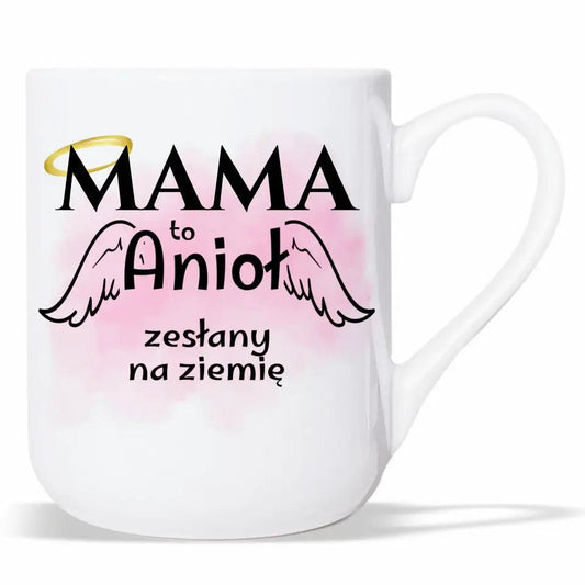 Kubek dla mamy MAMA TO ANIOŁ ZESŁANY NA ZIEMIĘ DM30 - storycups.pl