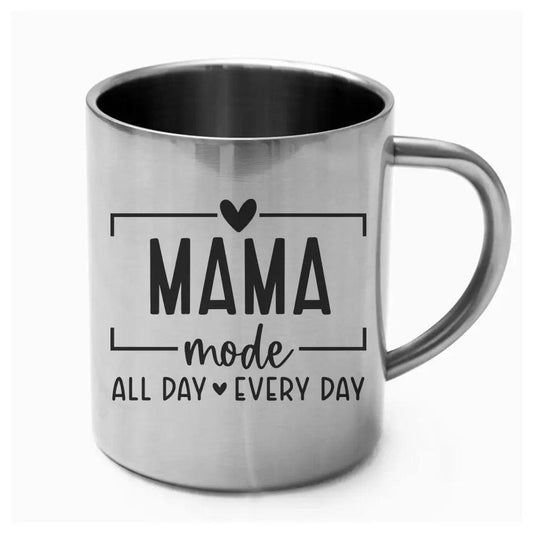 Metalowy kubek dla mamy ALL DAY EVERY DAY DM36 - storycups.pl