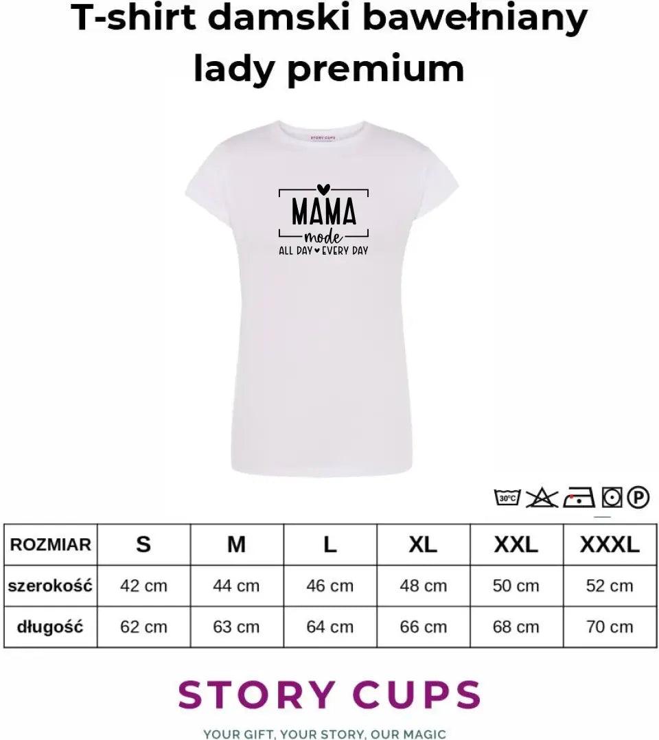 T-shirt koszulka dla mamy ALL DAY EVERY DAY DM36 - storycups.pl