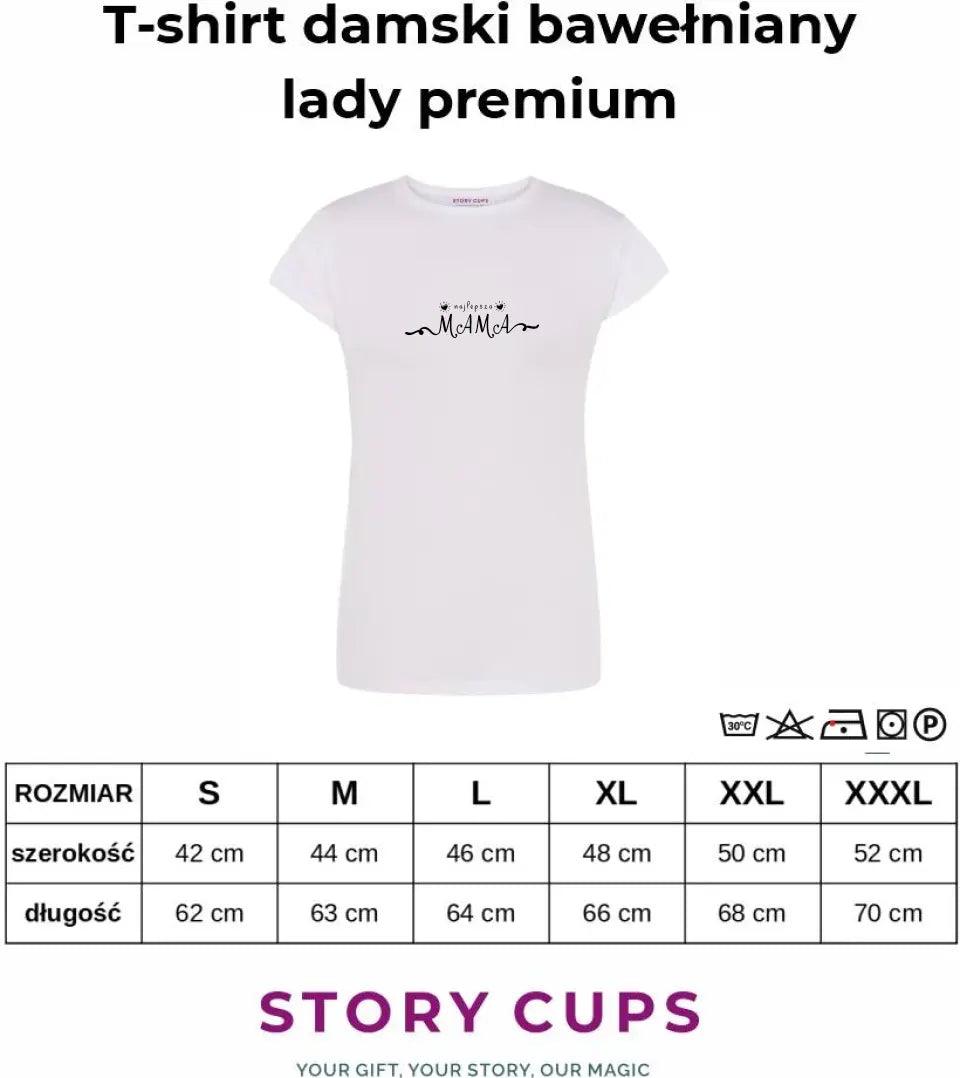 T-shirt koszulka dla mamy BEST MOM EVER DM34 - storycups.pl