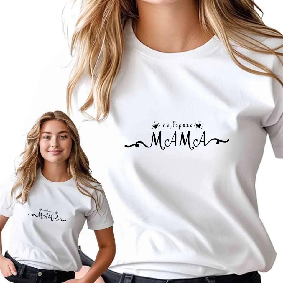 T-shirt koszulka dla mamy BEST MOM EVER DM34 - storycups.pl