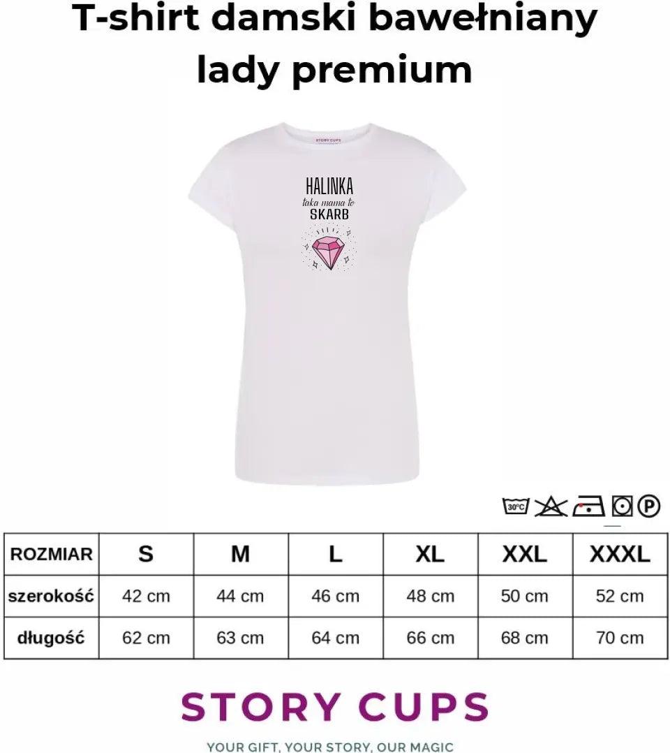 T-shirt koszulka dla mamy TAKA MAM TO SKARB DM18 - storycups.pl