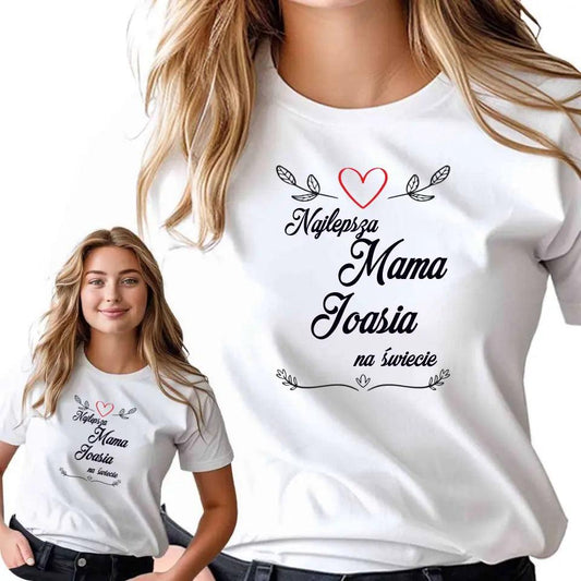 T-shirt koszulka dla mamy NAJLEPSZA MAMA DM15
