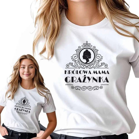 T-shirt koszulka dla mamy KRÓLOWA MAMA DM13