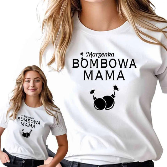 T-shirt koszulka dla mamy BOMBOWA MAMA DM02
