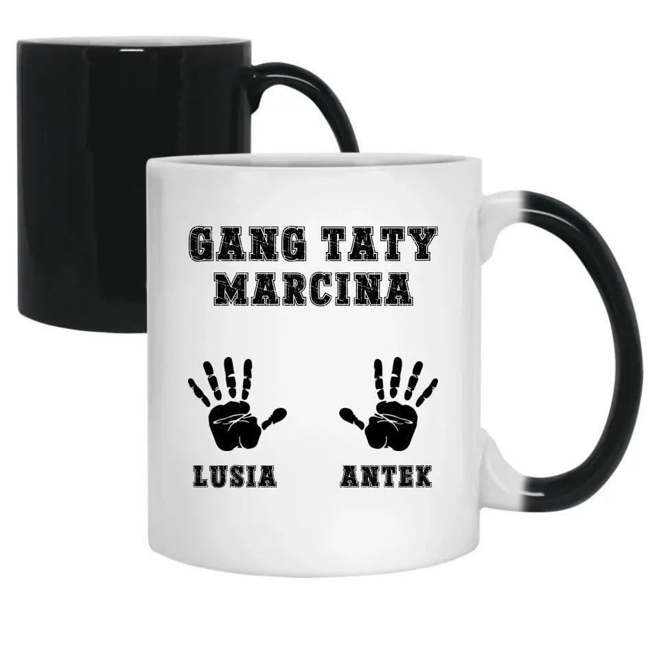 Kubek dla taty 1-6 dzieci GANG TATY DT09 - storycups.pl