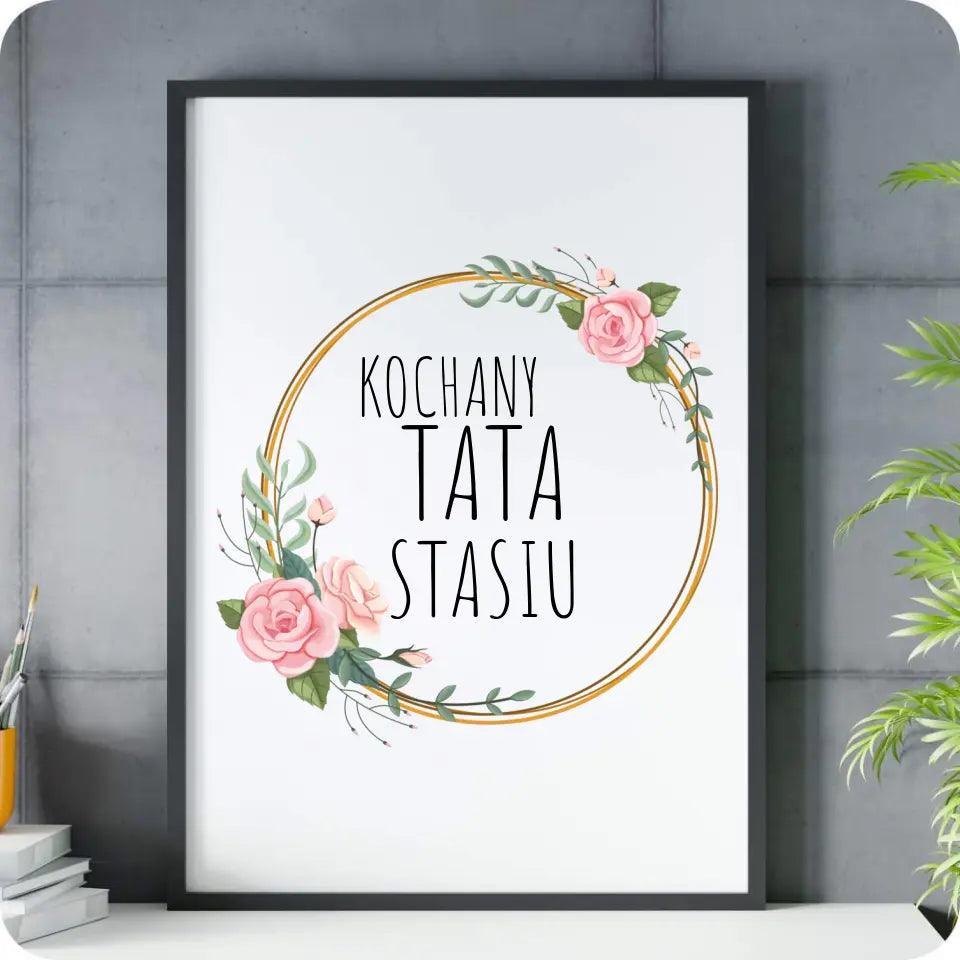 Obraz dla taty na prezent KOCHANY TATA - storycups.pl