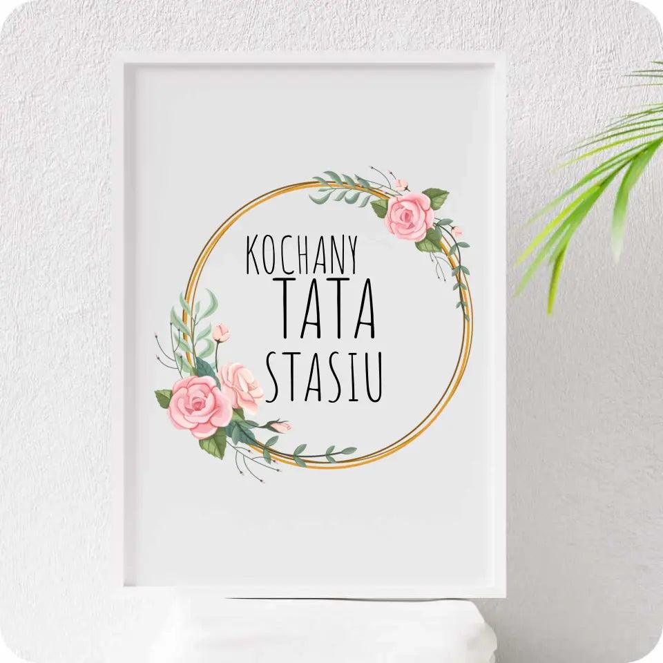 Obraz dla taty na prezent KOCHANY TATA - storycups.pl