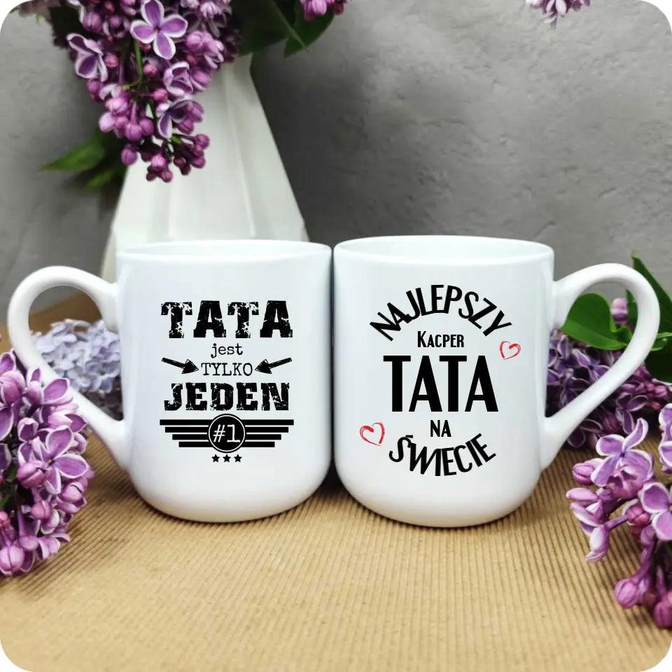 Kubek dla taty na prezent NAJLEPSZY TATA DT22 - storycups.pl