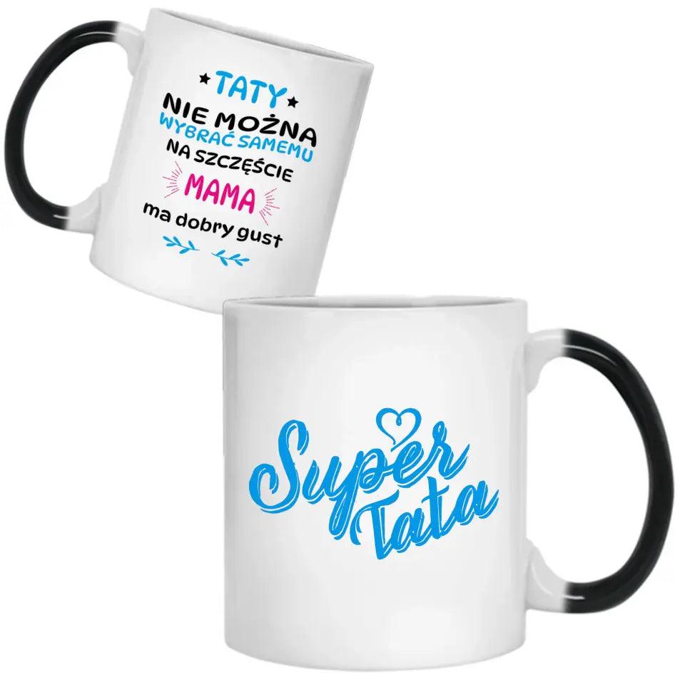 Kubek z napisem dla taty na prezent SUPER TATA DT21 - storycups.pl