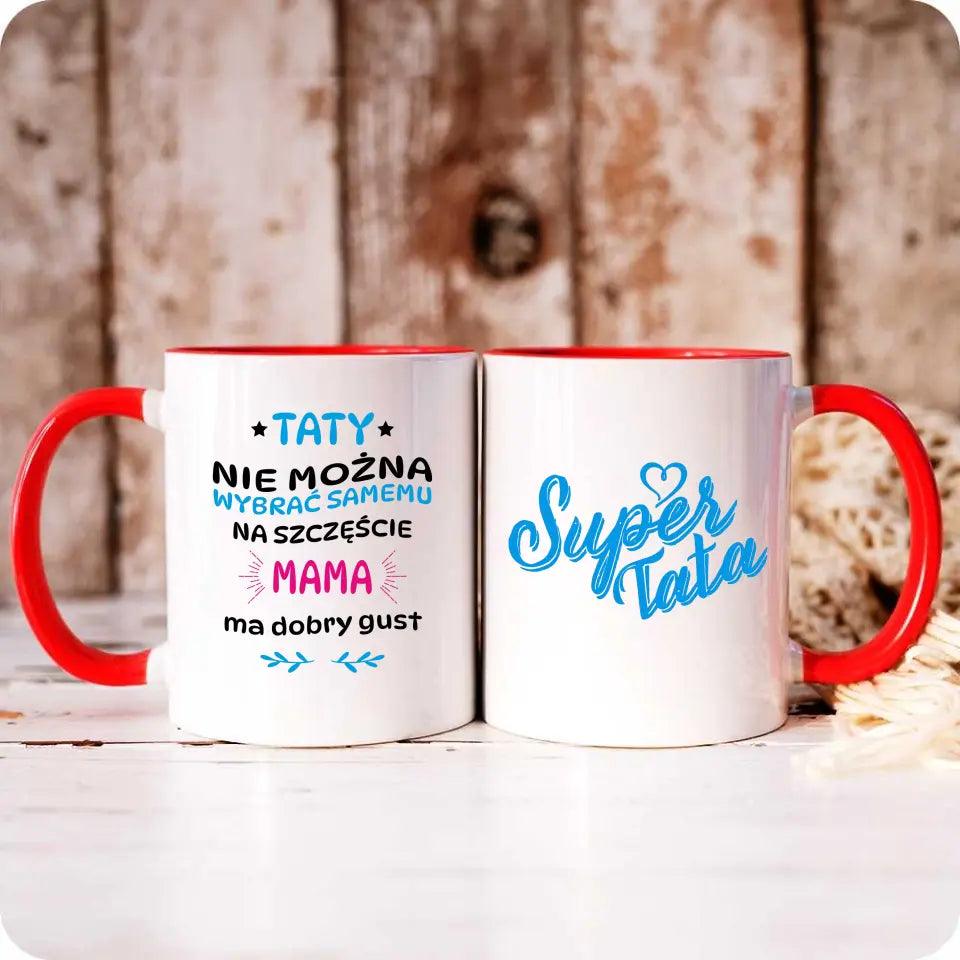 Kubek z napisem dla taty na prezent SUPER TATA DT21 - storycups.pl