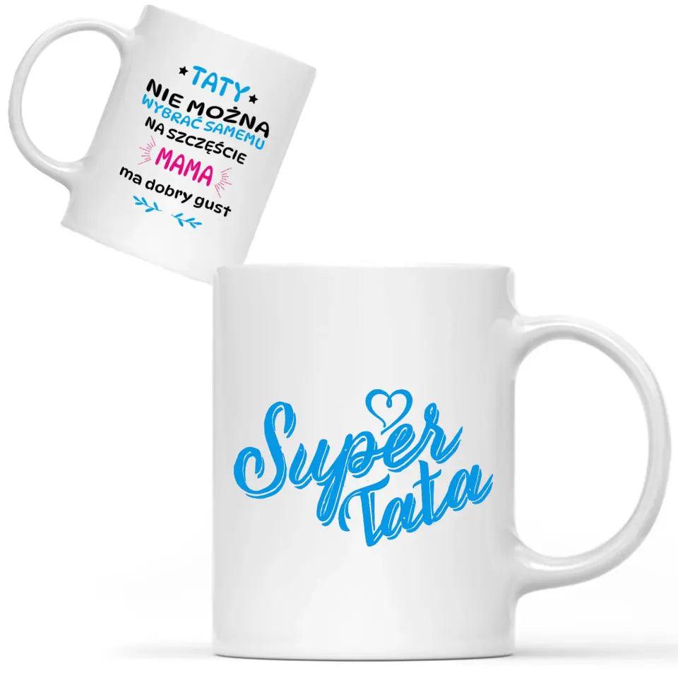 Kubek z napisem dla taty na prezent SUPER TATA DT21 - storycups.pl