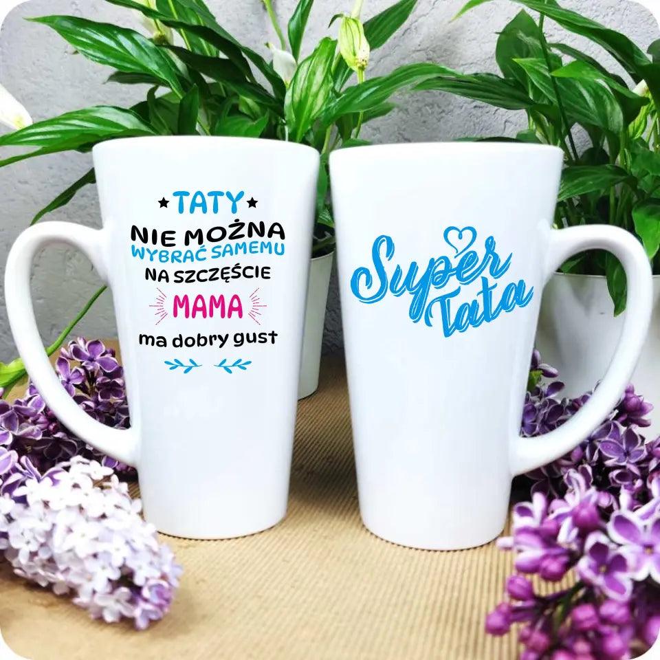 Kubek z napisem dla taty na prezent SUPER TATA DT21 - storycups.pl