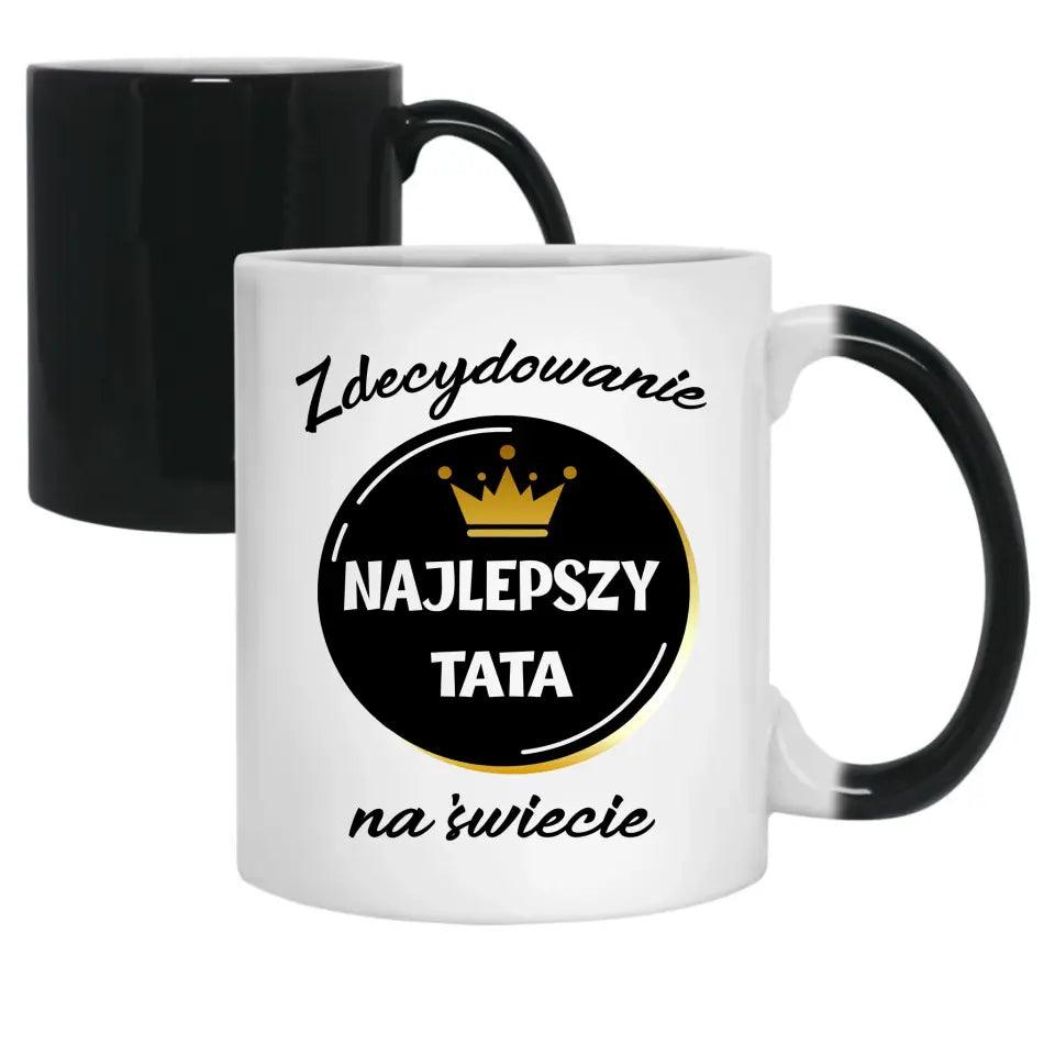 Kubek dla taty na prezent ZDECYDOWANIE NAJLEPSZY TATA DT25 - storycups.pl