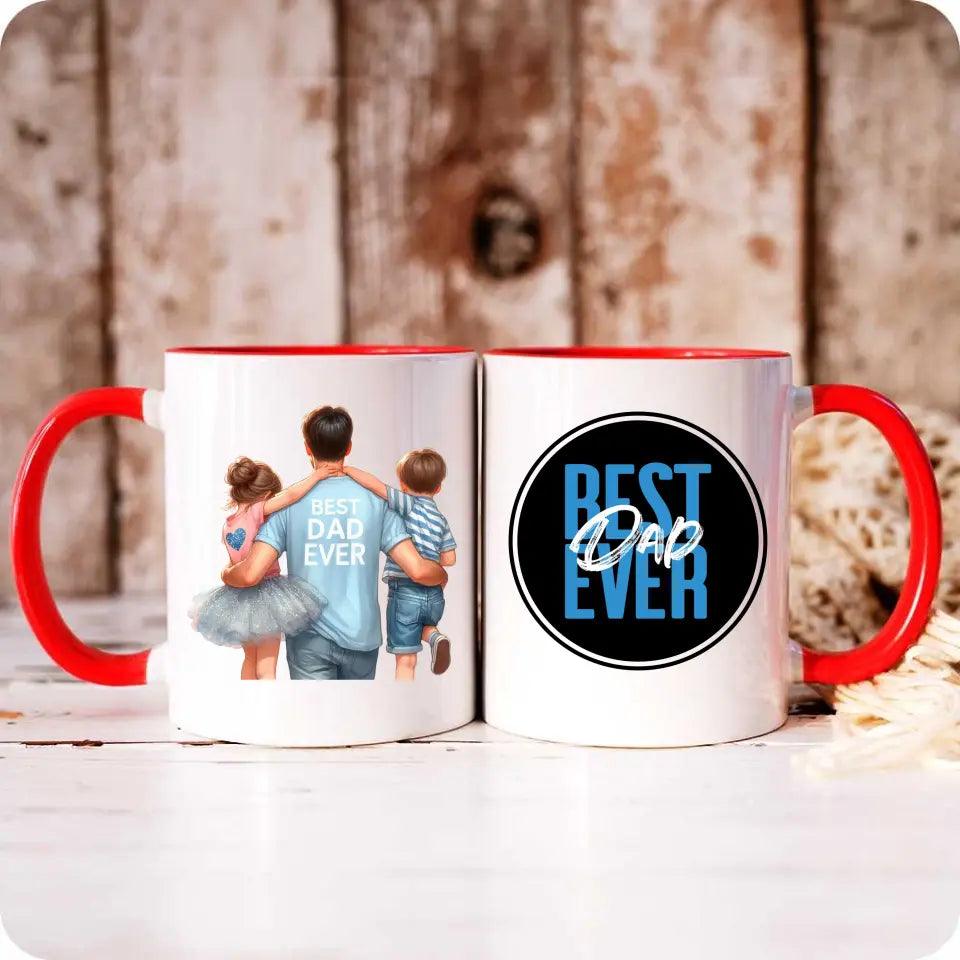 Kubek dla taty na prezent BEST DAD EVER DT27 - storycups.pl